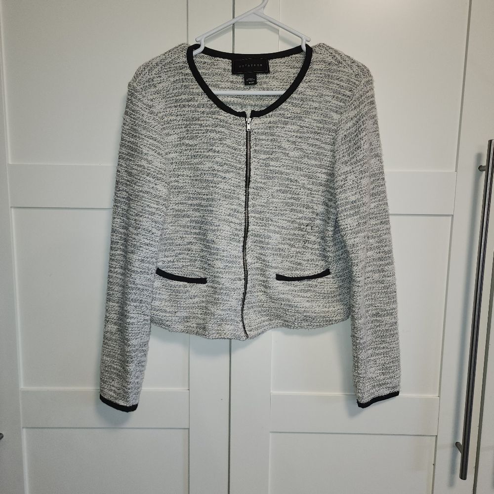 Metaphor Full Zip Light Weight Blazer Size Medium